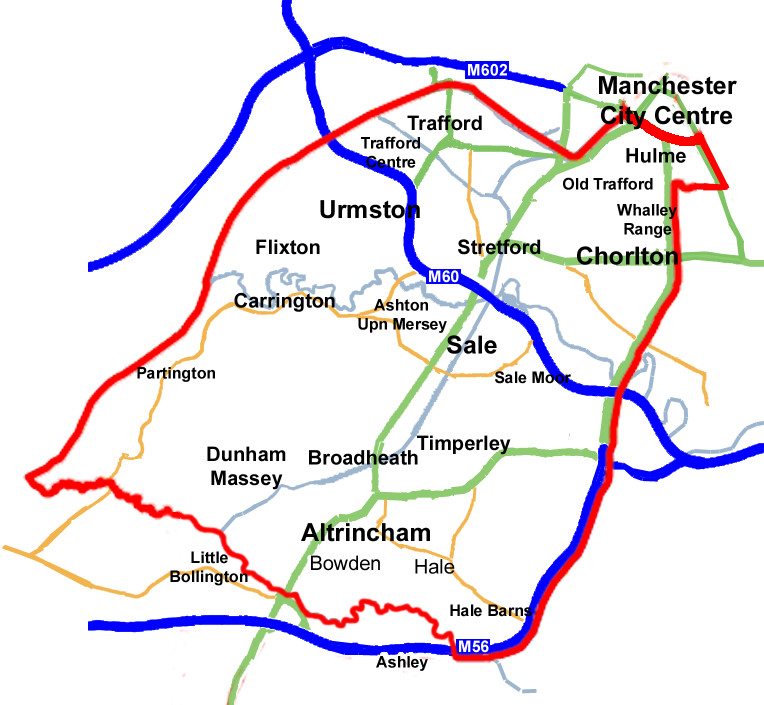 Trafford & Hulme Branch Boundary