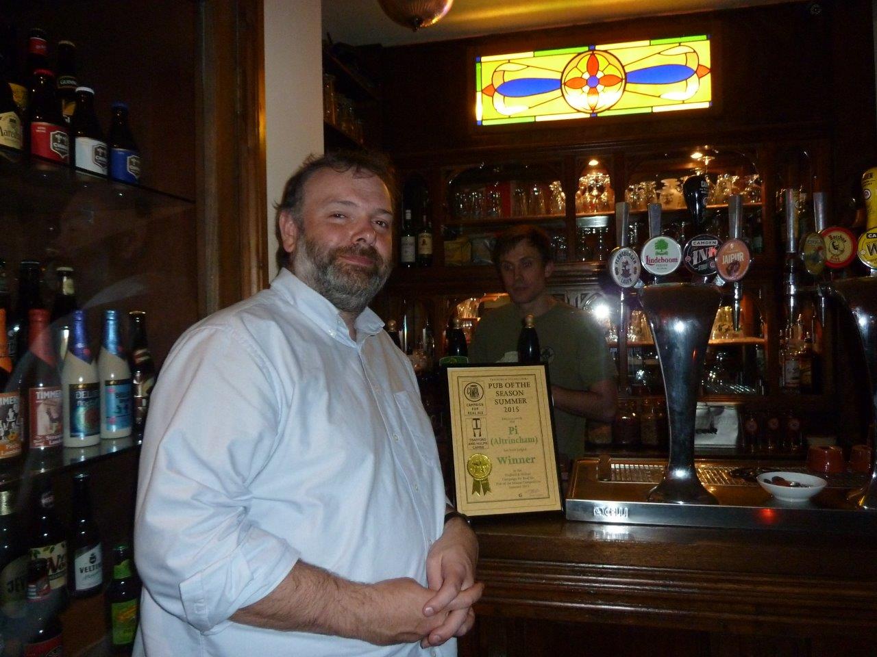 Andy the owner and Benthe Manager