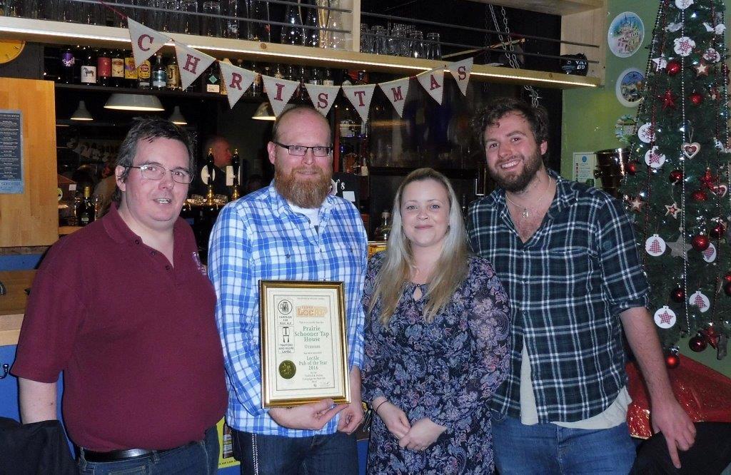 LocAle Pub of Year Prairie Schooner