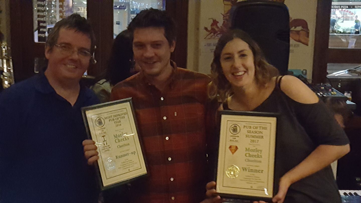 morley cheeks pub of the season 2017